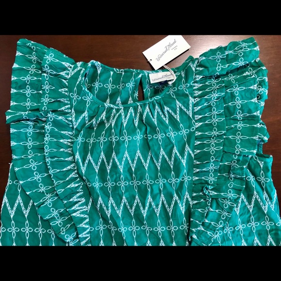 Universal Thread Ruffled Embroidered Blouse L - Picture 6 of 8